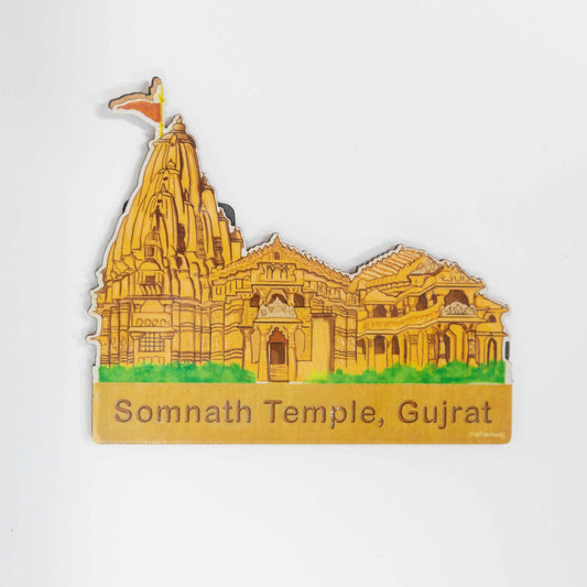 FarFarAway - Somnath Temple Gujarat Fridge Magnet