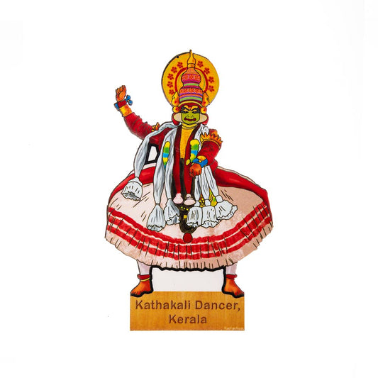 FarFarAway - Kathakali Dancer Kerala Fridge Magnet (Pack of 1)